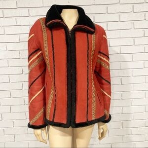 Tally Ho Women’s Faux‎ Suede Fur Lined Jacket